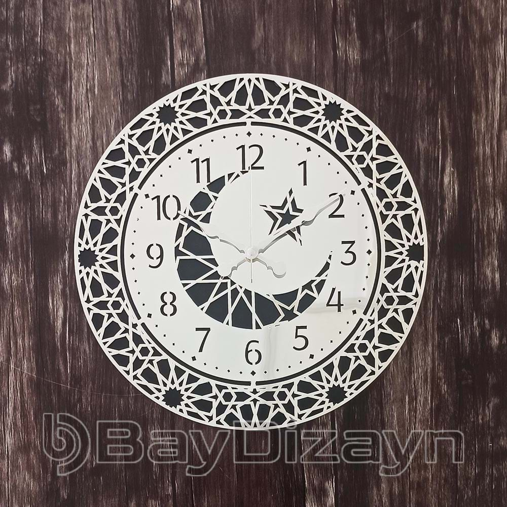 DES01 Ay Yıldız Gümüş 40X40